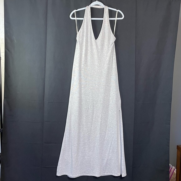 Saturday Sunday Anthropologie maxi halter dress with slits - Picture 2 of 8